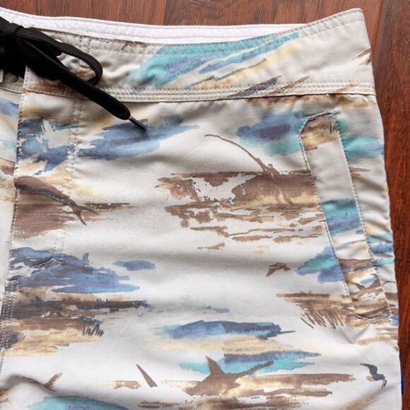 AFTCO Mens Sandbar Board Shorts Fishing Boating Outdoors UFP 50 Stretchy Sz 38 - Picture 3 of 15